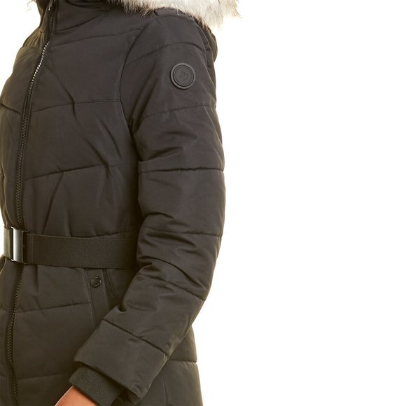 NOIZE CAPRI BELTED LONG PARKA - Picture 4 of 6